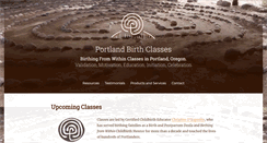 Desktop Screenshot of portlandbirthclasses.com